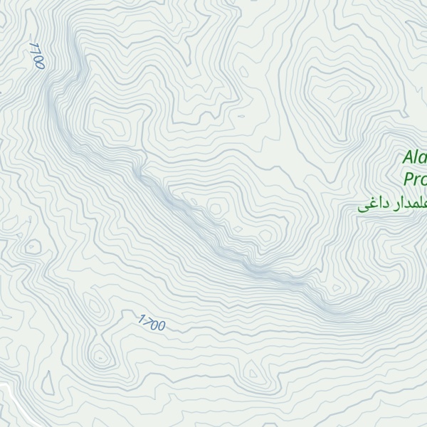 Map of Kūh-e Sūghānī Dāghī