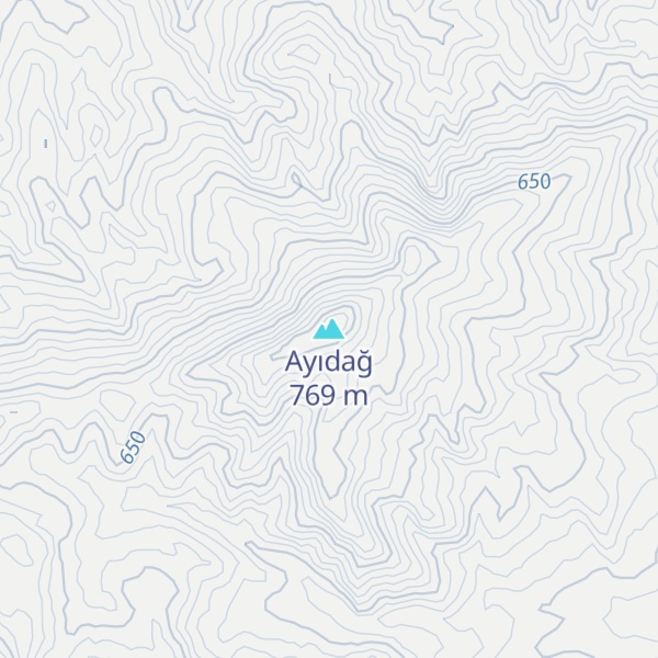 Map of Ayıdağ