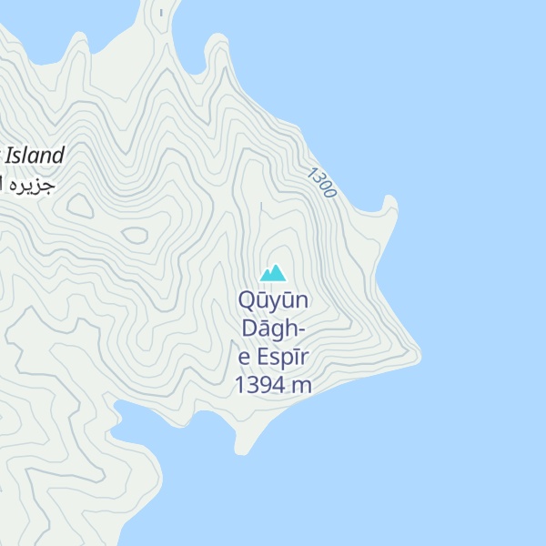 Map of Qūyūn Dāgh-e Espīr