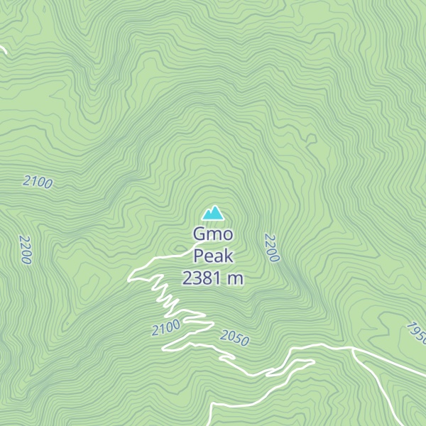 Map of Gmo Peak