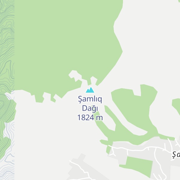 Map of Şamlıq Dağı