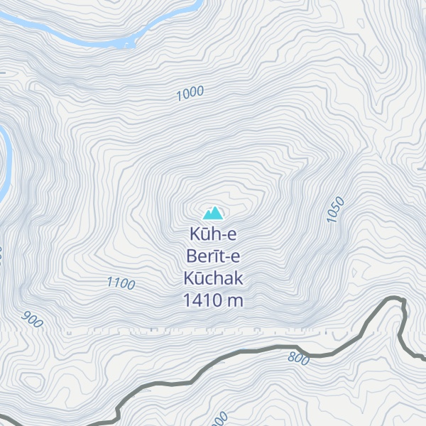 Map of Kūh-e Berīt-e Kūchak
