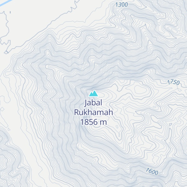 Map of Jabal Rukhamah