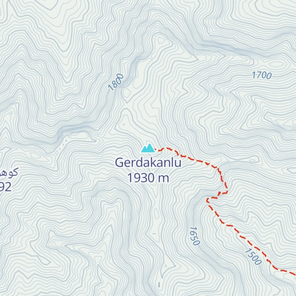 Map of Gerdakanlu