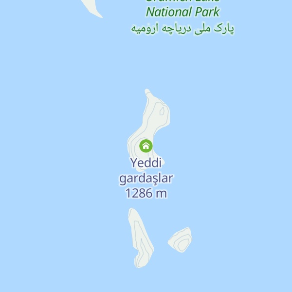 Map of Yeddi gardaşlar
