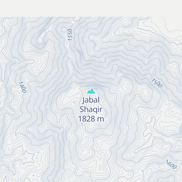 Map of Jabal Shaqir