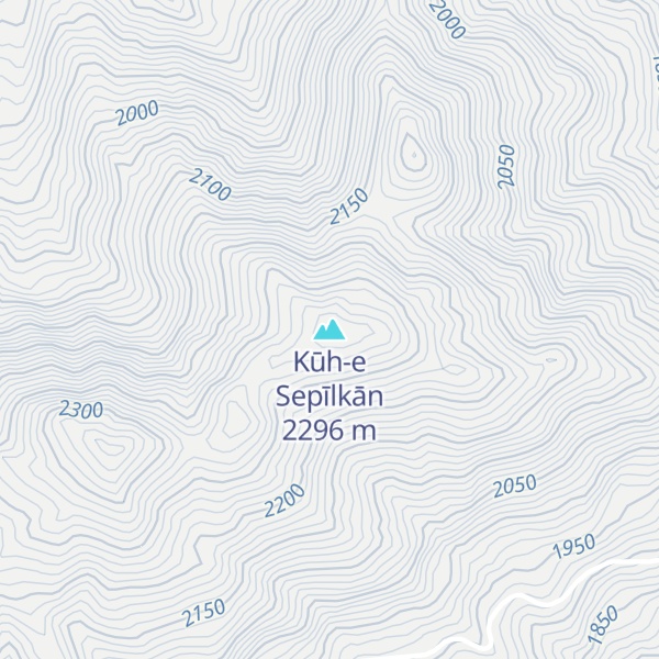 Map of Kūh-e Sepīlkān