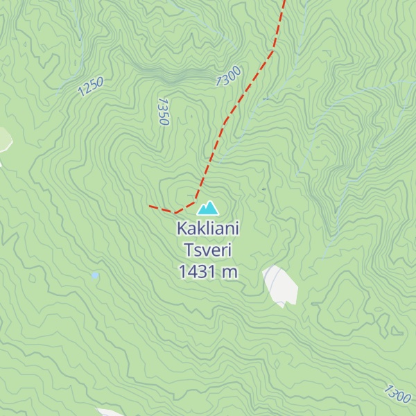 Map of Kakliani Tsveri