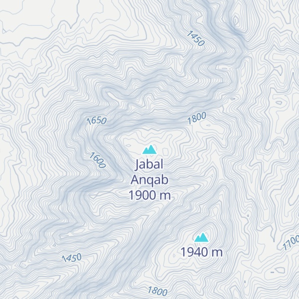 Map of Jabal Anqab