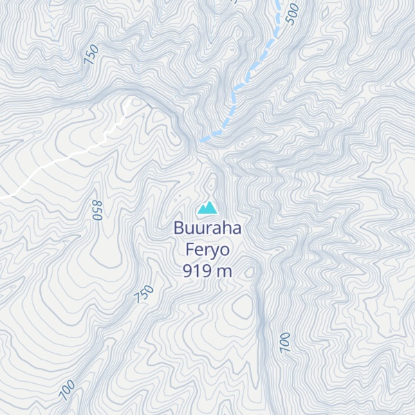 Map of Buuraha Feryo