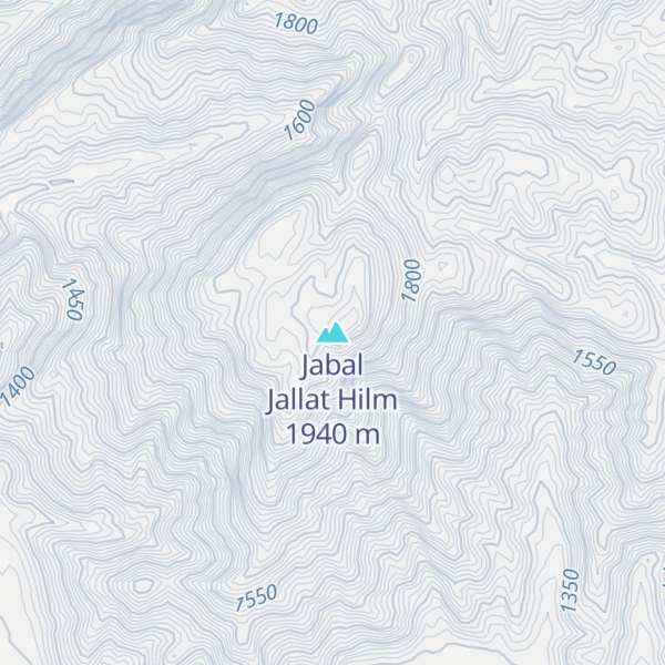Map of Jabal Jallat Hilm