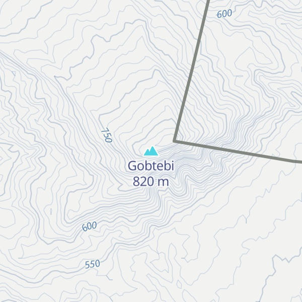 Map of Gobtebi