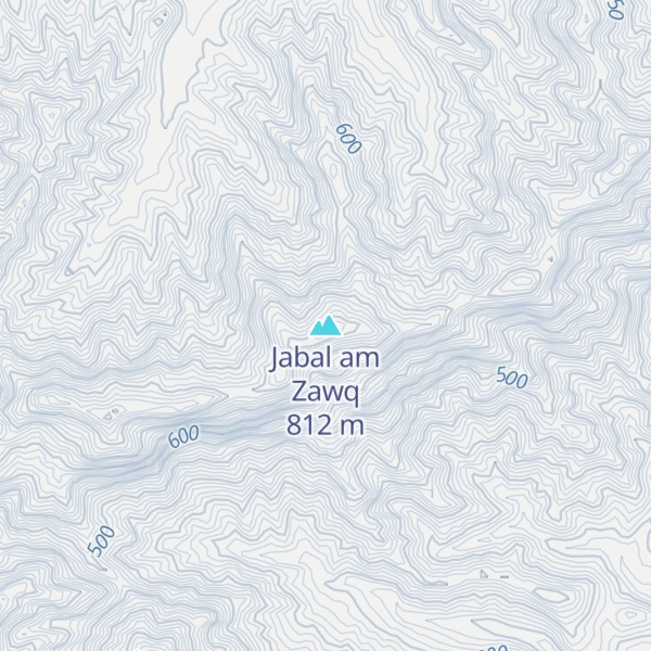 Map of Jabal am Zawq