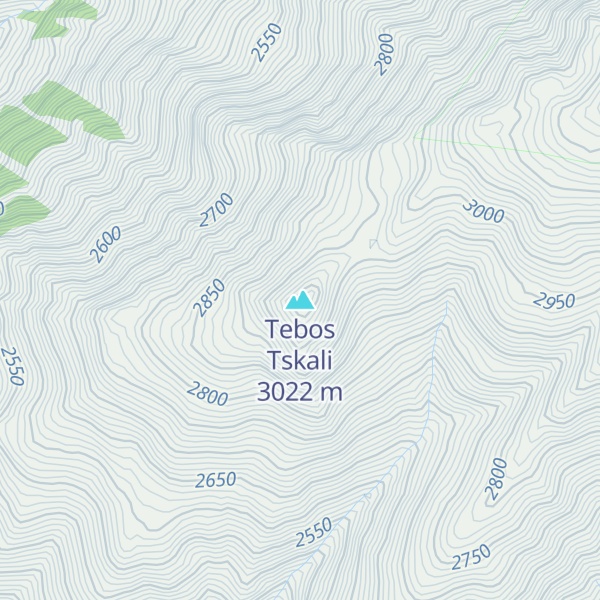 Map of Tebos Tskali