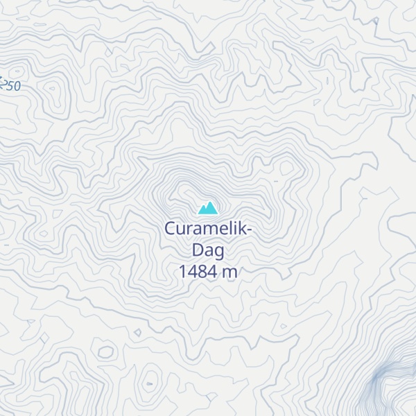 Map of Curamelik-Dag
