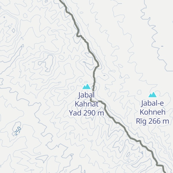 Map of Jabal Kahnat Yad