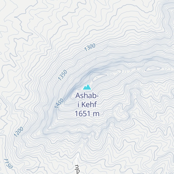 Map of Ashab-i Kehf