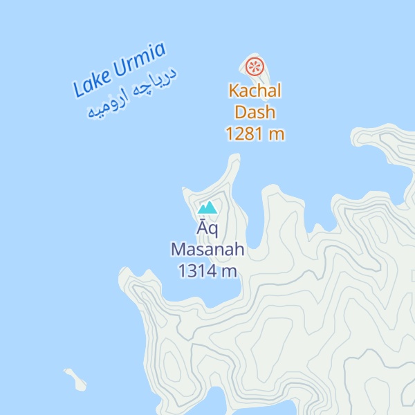 Map of Āq Masanah
