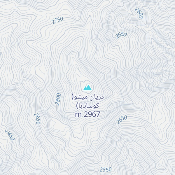 Map of دریان میشو(کوسابابا)