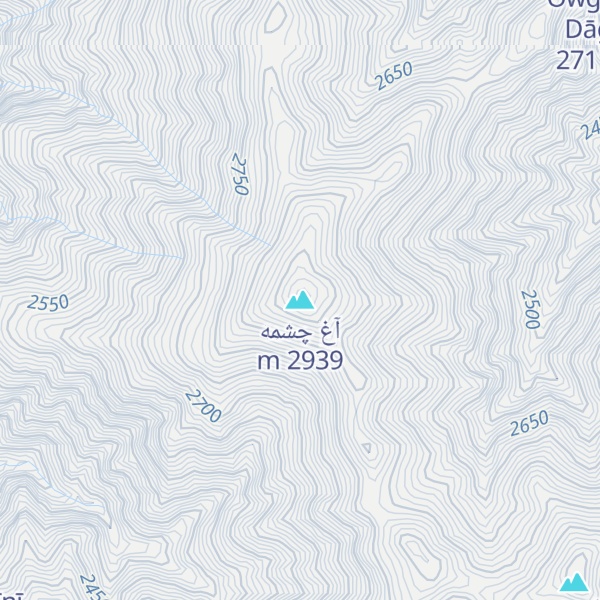 Map of آغ چشمه