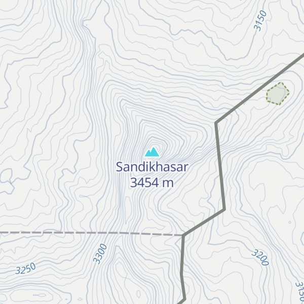Map of Sandikhasar
