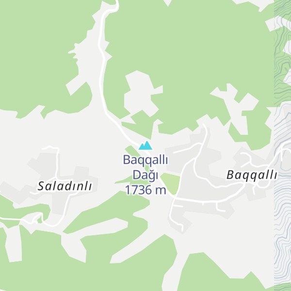 Map of Baqqallı Dağı