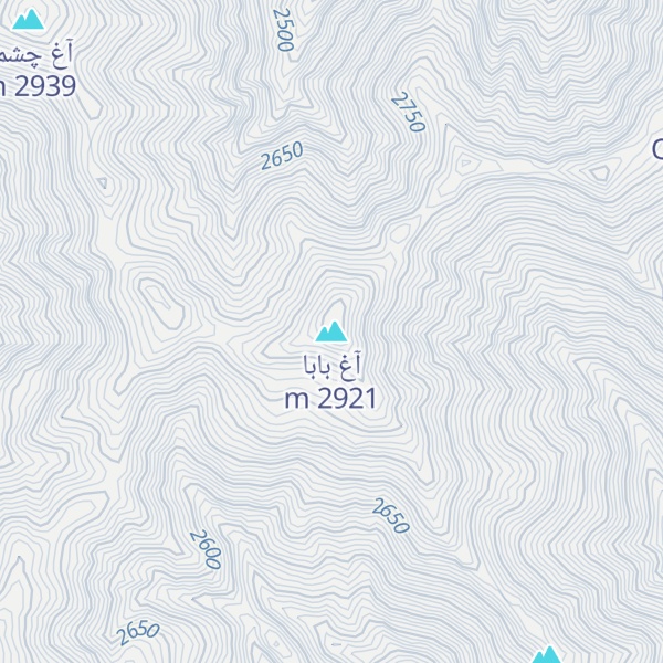 Map of آغ بابا