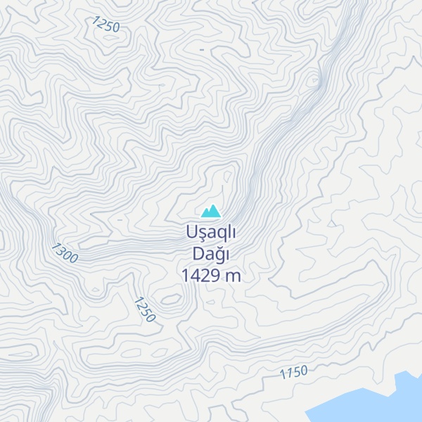 Map of Uşaqlı Dağı