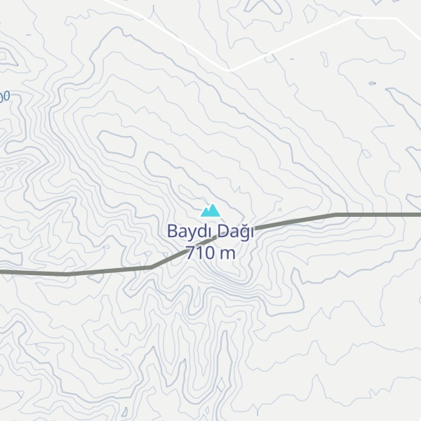 Map of Baydı Dağı