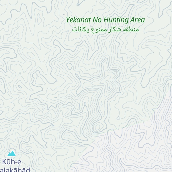 Map of Kūh-e Mollā Vālī Kahlī