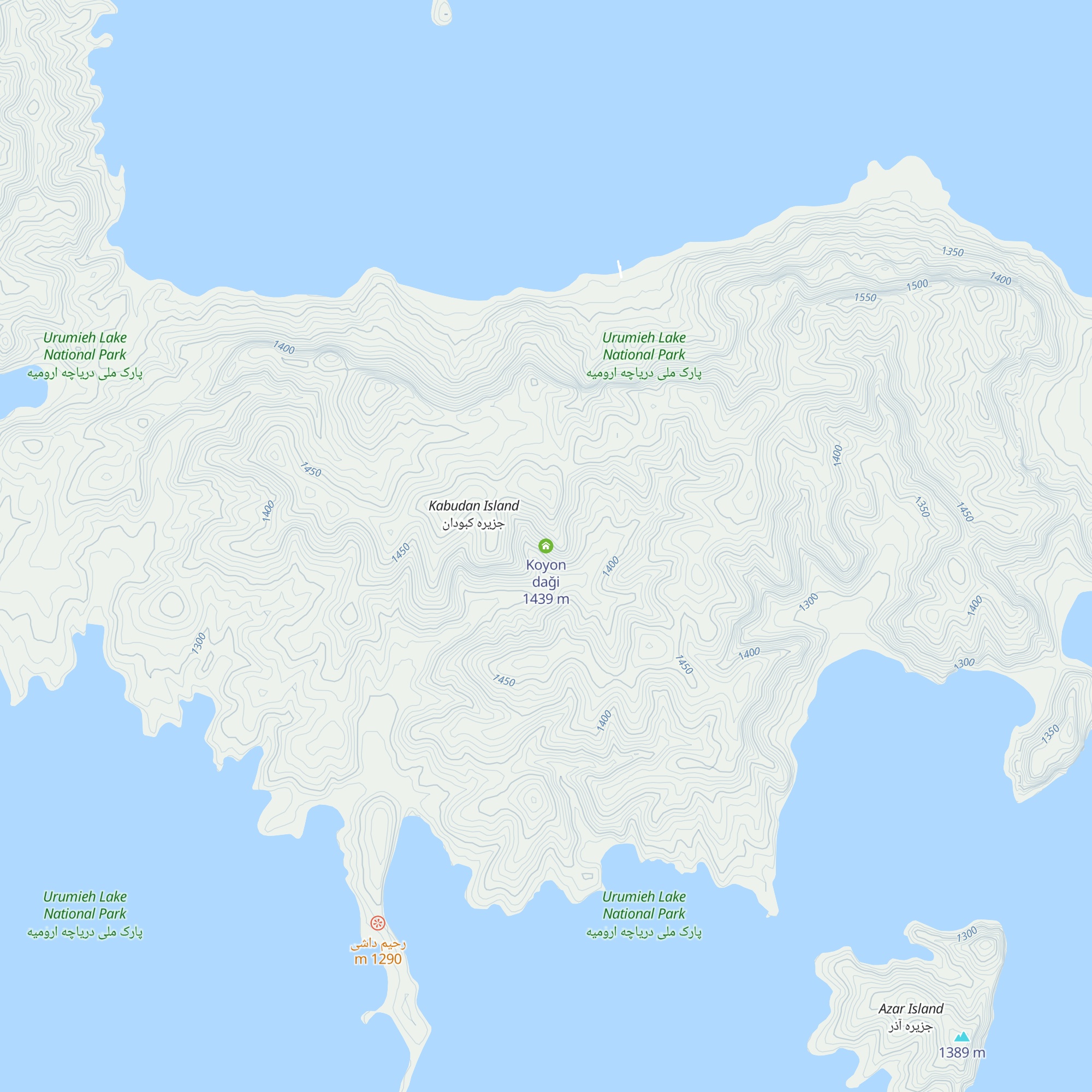 Koyon daği map