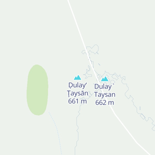 Map of Ḑulay‘ Ţaysān