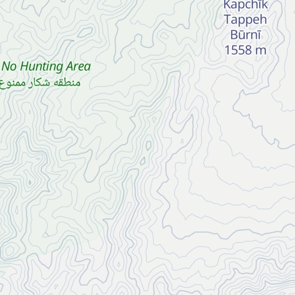 Map of Kūh-e Gan Tāv Gūn’ī