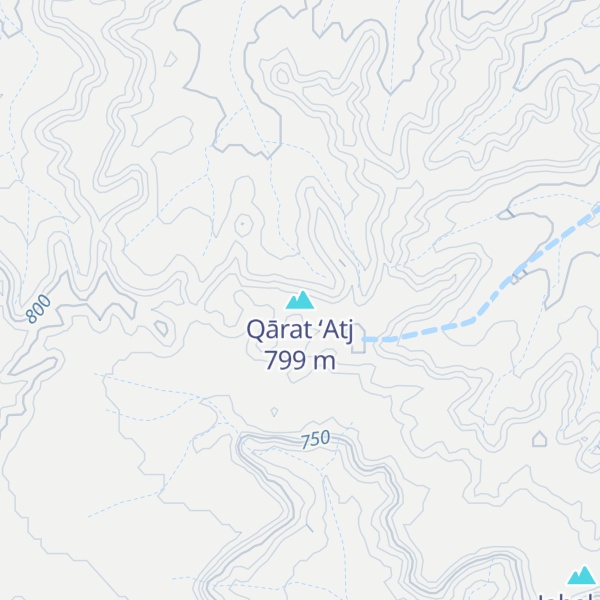 Map of Qārat ‘Atj