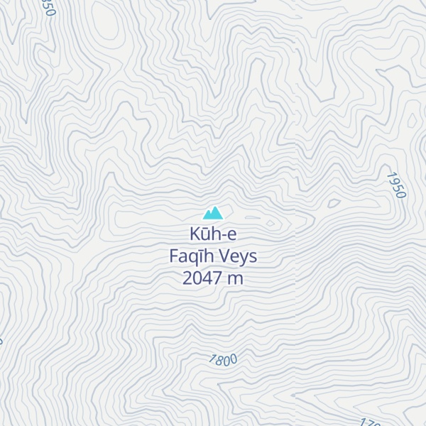 Map of Kūh-e Faqīh Veys