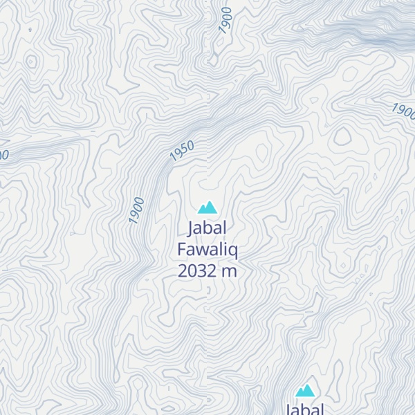 Map of Jabal Fawaliq