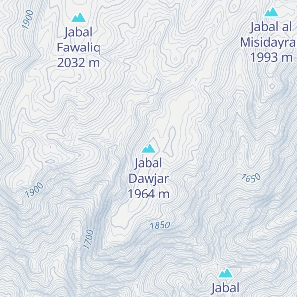 Map of Jabal Dawjar