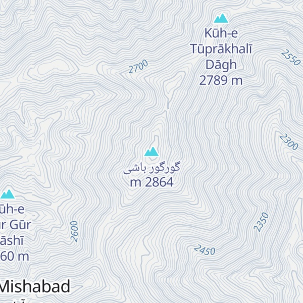 Map of گورگور باشی