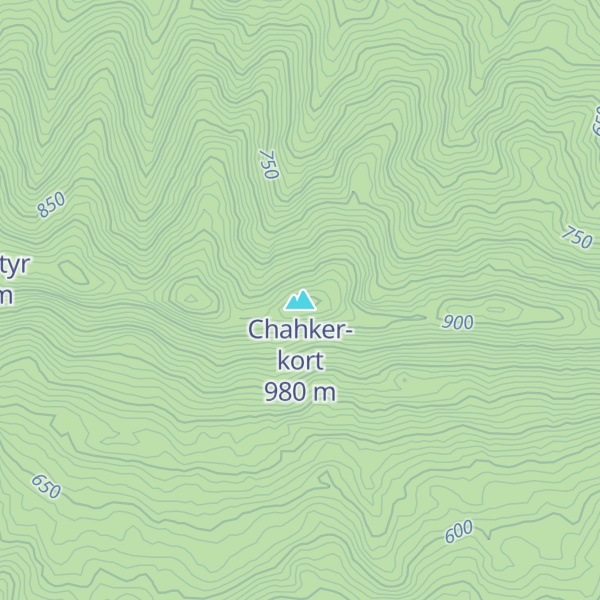 Map of Chahker-kort