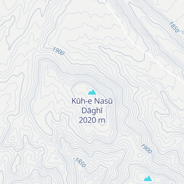 Map of Kūh-e Nasū Dāghī