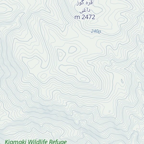 Map of Kūh-e Chāllū