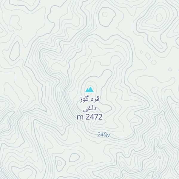 Map of قره گوز داغی