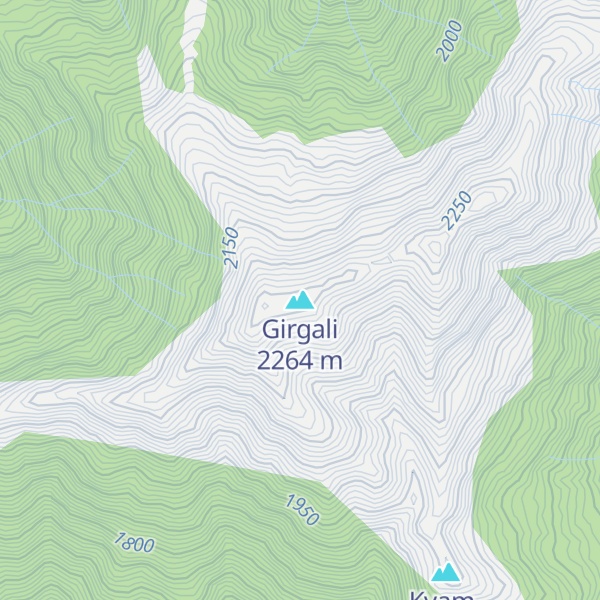 Map of Girgali