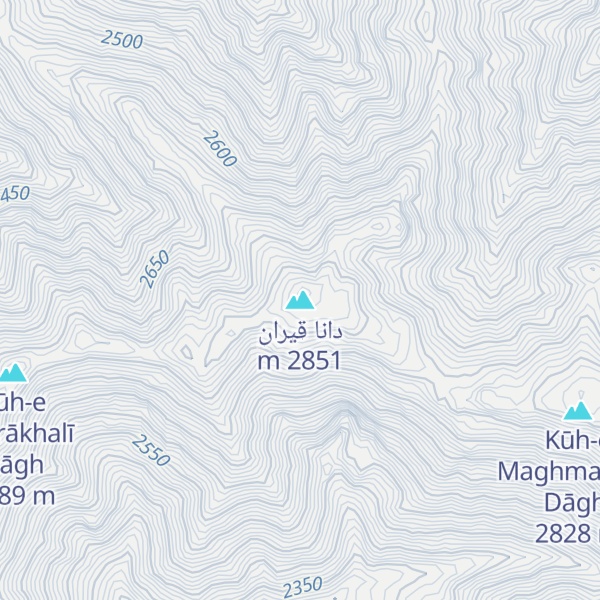 Map of دانا قیران