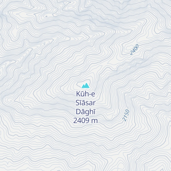 Map of Kūh-e Sīāsar Dāghī