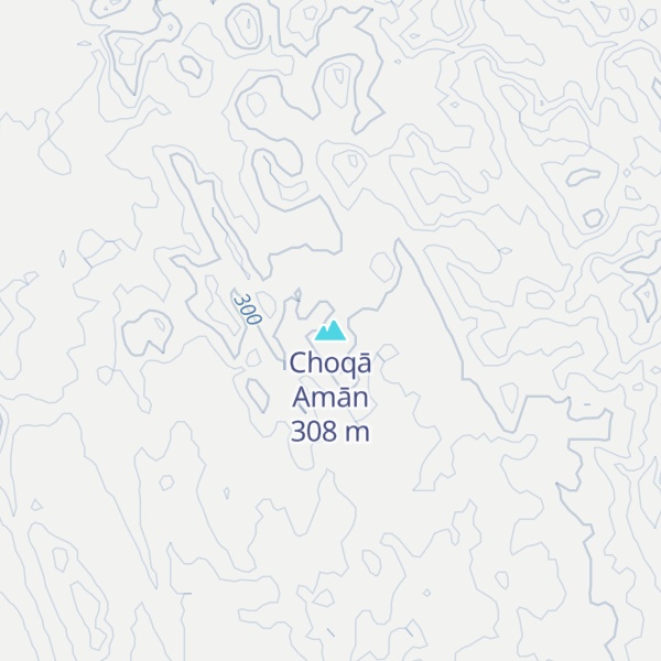 Map of Choqā Amān