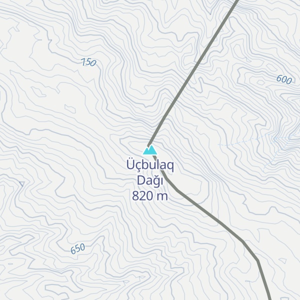 Map of Üçbulaq Dağı