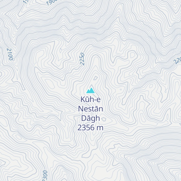 Map of Kūh-e Nestān Dāgh