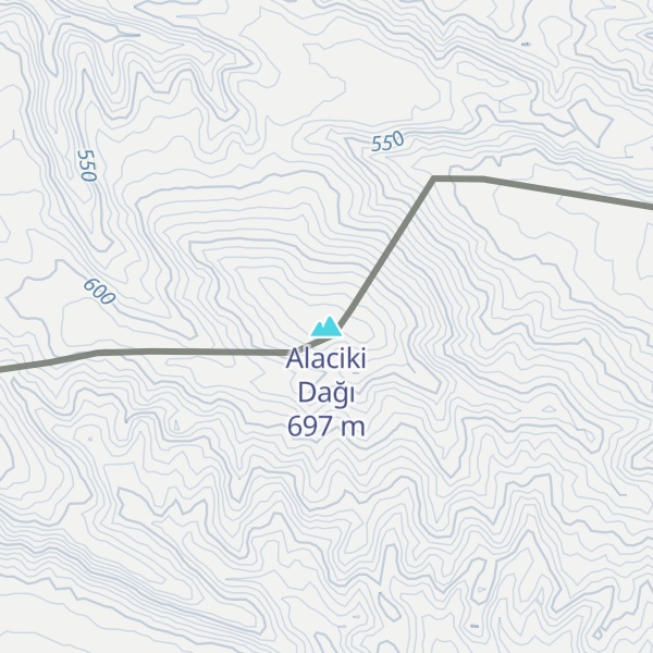 Map of Alaciki Dağı
