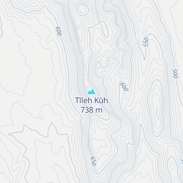 Map of Tīleh Kūh